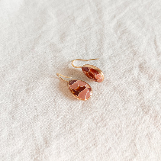 Floating Skinny Teardrops (Blush Sand)