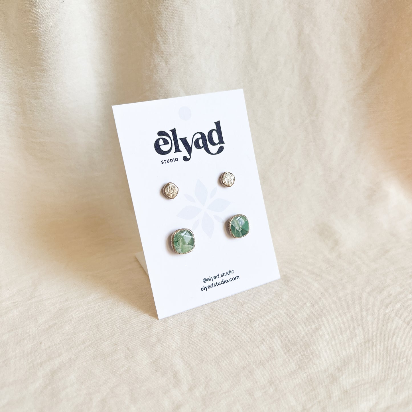 Smokey Sage Stud Duo