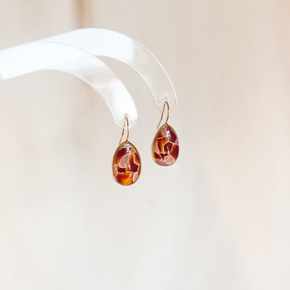 Floating Skinny Teardrops (Blush Sand)