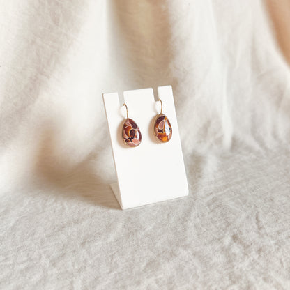 Floating Skinny Teardrops (Blush Sand)