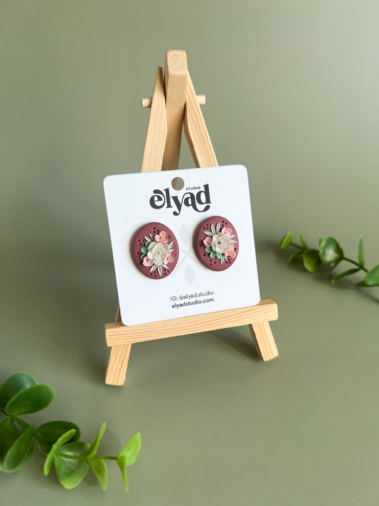 Flower Statement Studs