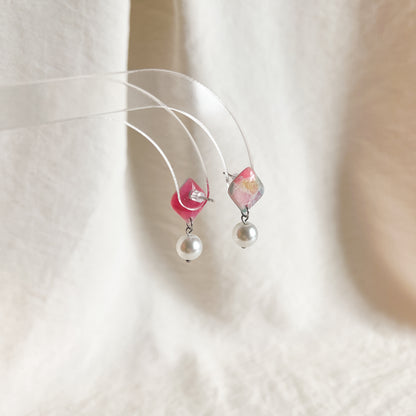 Diamond Pearl Studs (Girly Shortcake)