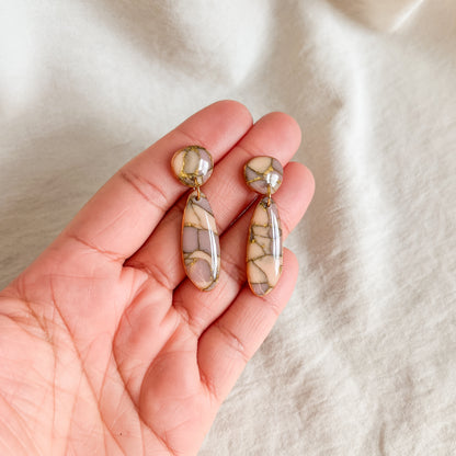 Iri – Large (Peach Rose Goldstone)