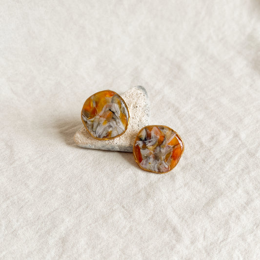 Organic Large Studs (Autumn Grove)